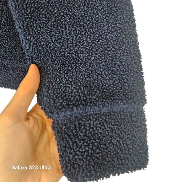 J Crew Sweater Women XS Navy Vintage Fleece Sweater Women Pullover Sweater - Picture 4 of 8